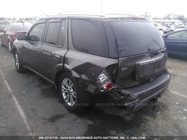 5S3ET13M182801418 - 2008 SAAB 9-7X 5.3I GRAY photo 3