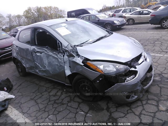 JM1DE1KY4E0176648 - 2014 MAZDA MAZDA2 SPORT SILVER photo 1