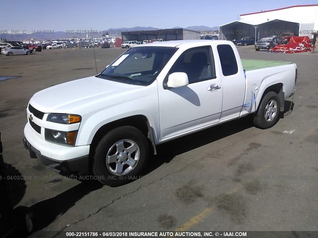 1GCESCFEXB8135821 - 2011 CHEVROLET COLORADO LT WHITE photo 2