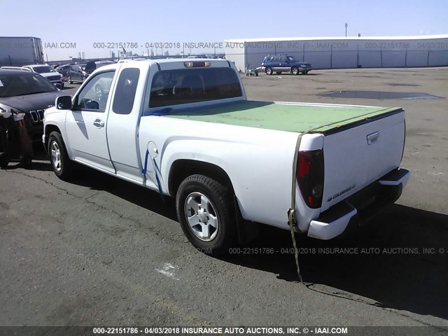 1GCESCFEXB8135821 - 2011 CHEVROLET COLORADO LT WHITE photo 3