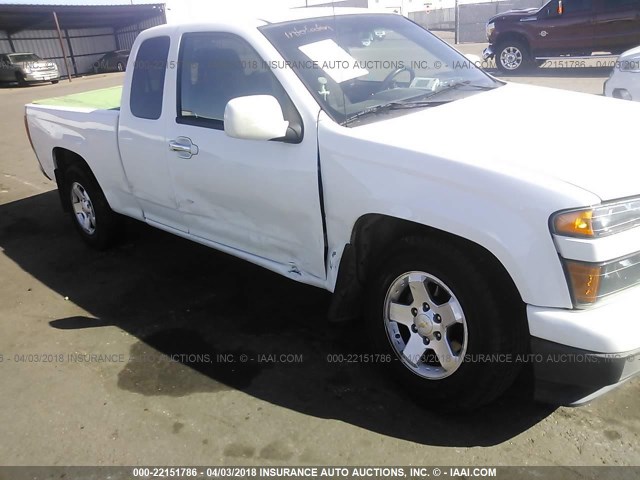 1GCESCFEXB8135821 - 2011 CHEVROLET COLORADO LT WHITE photo 6