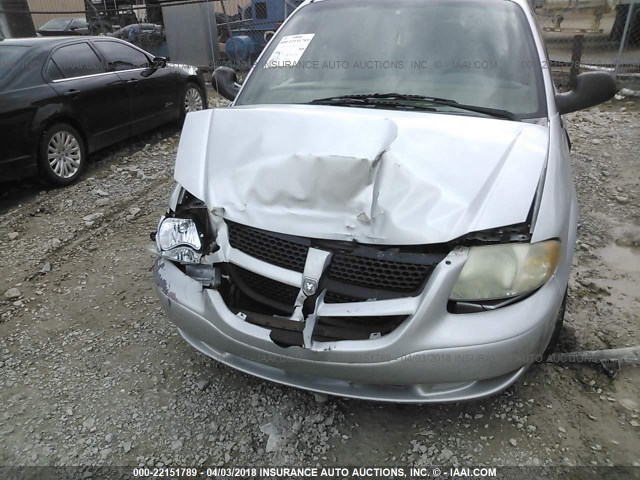 1D4GP24R93B261928 - 2003 DODGE GRAND CARAVAN SE GRAY photo 6