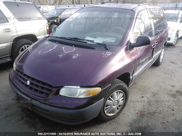 2P4GP45G2XR320536 - 1999 PLYMOUTH VOYAGER SE/EXPRESSO PURPLE photo 2