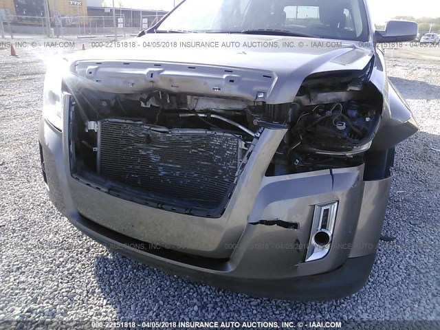 2GKALSEK0C6271478 - 2012 GMC TERRAIN SLE TAN photo 6