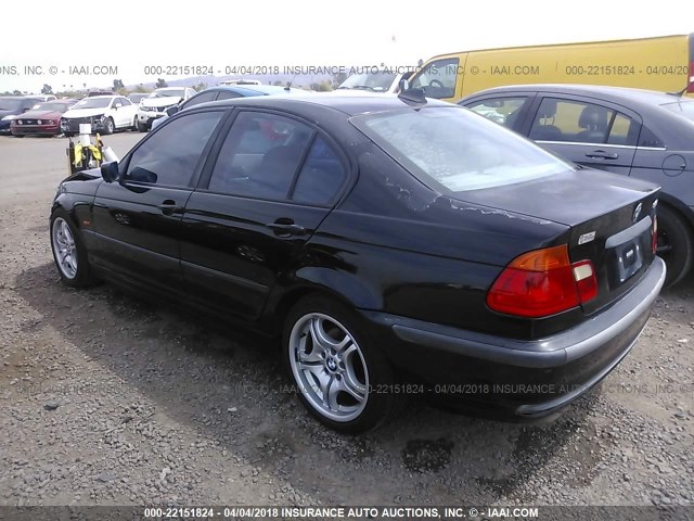 WBAAN334XYNC90395 - 2000 BMW 323 I BLACK photo 3