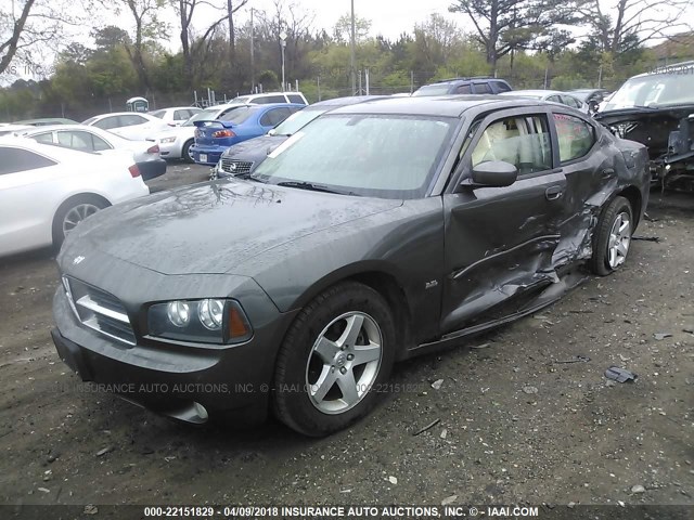 2B3CA3CV0AH243972 - 2010 DODGE CHARGER SXT BROWN photo 2