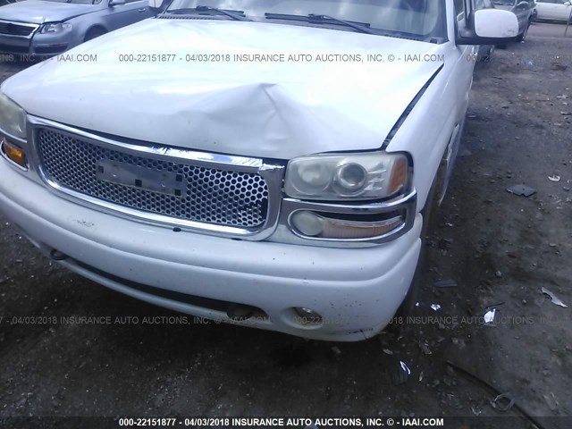 1GKFK66U73J170635 - 2003 GMC YUKON XL DENALI WHITE photo 6