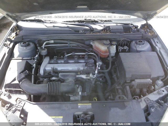 1G1ZS58F57F105642 - 2007 CHEVROLET MALIBU LS Light Blue photo 10