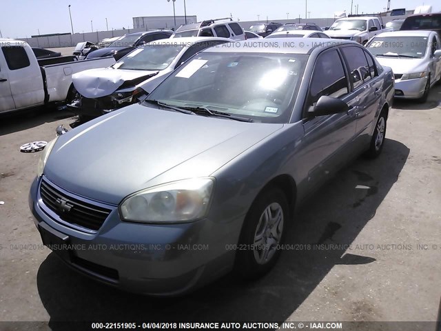 1G1ZS58F57F105642 - 2007 CHEVROLET MALIBU LS Light Blue photo 2
