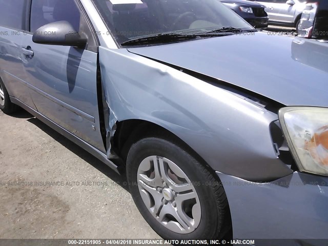 1G1ZS58F57F105642 - 2007 CHEVROLET MALIBU LS Light Blue photo 6