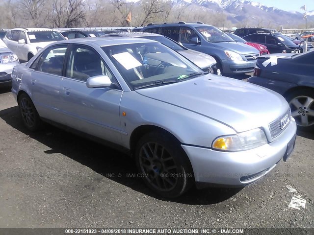 WAUED28D7XA021474 - 1999 AUDI A4 2.8 QUATTRO SILVER photo 1