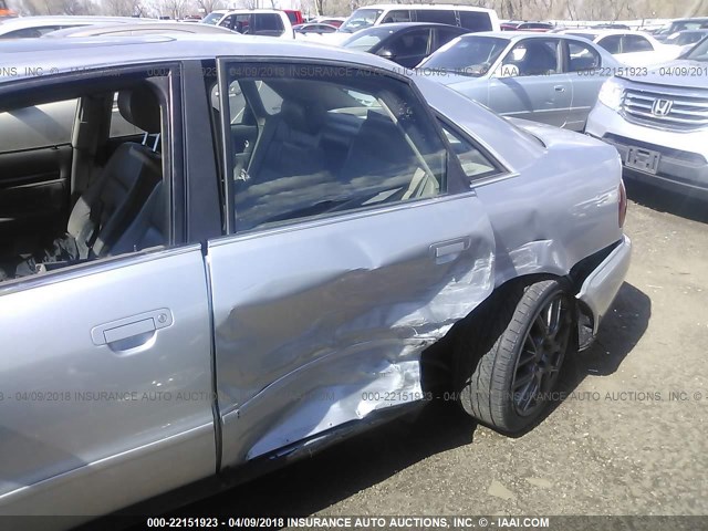 WAUED28D7XA021474 - 1999 AUDI A4 2.8 QUATTRO SILVER photo 6