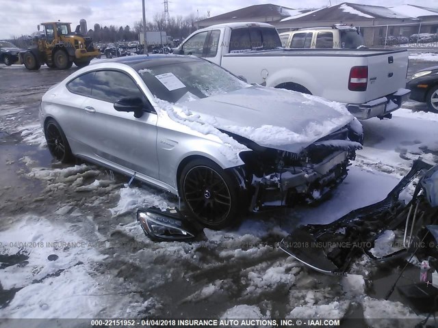 WDDWJ8HB8HF493288 - 2017 MERCEDES-BENZ C 63 AMG-S SILVER photo 1