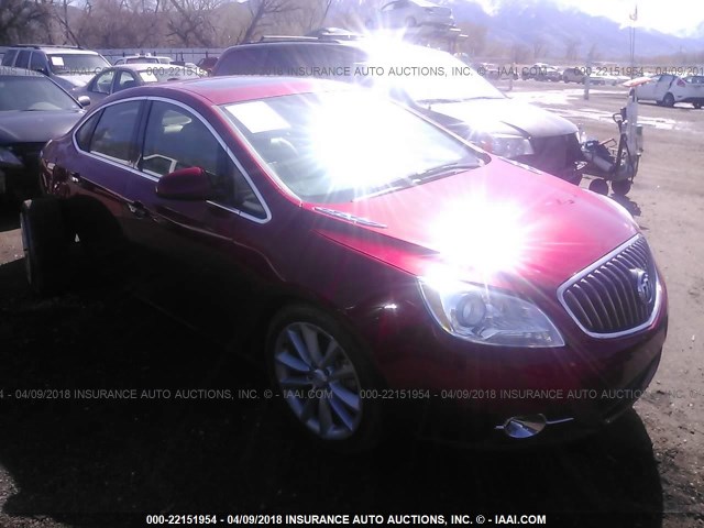 1G4PS5SK6F4185687 - 2015 BUICK VERANO RED photo 1