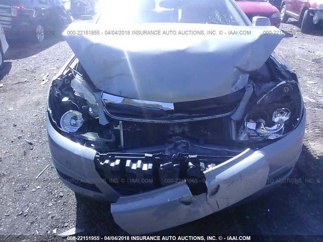 1G8ZS57N58F156621 - 2008 SATURN AURA XE GRAY photo 6