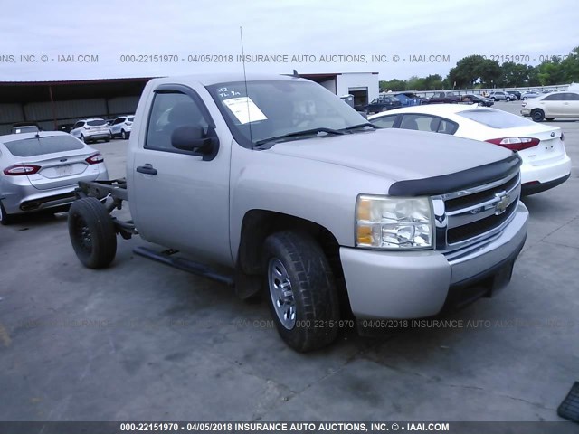 1GCEC14X88Z318109 - 2008 CHEVROLET SILVERADO C1500 Pewter photo 1