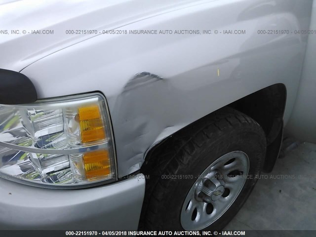 1GCEC14X88Z318109 - 2008 CHEVROLET SILVERADO C1500 Pewter photo 6