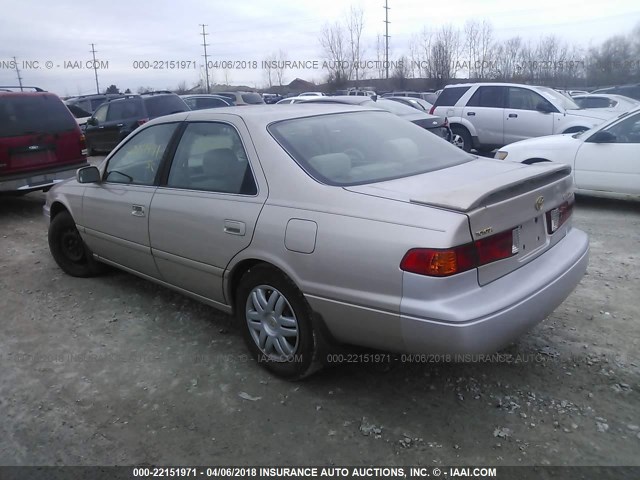 4T1BG22K01U783096 - 2001 TOYOTA CAMRY CE/LE/XLE 米色 照片 3