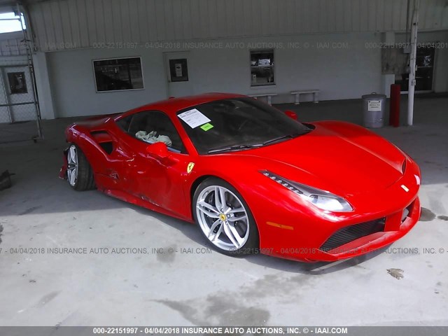 ZFF79ALAXG0217002 - 2016 FERRARI 488 GTB RED photo 1