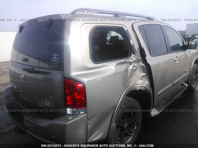 5N1AA08C59N604378 - 2009 NISSAN ARMADA SE/LE GRAY photo 6