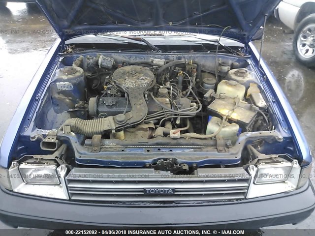 JT2EL36M1L0559093 - 1990 TOYOTA TERCEL EZ BLUE photo 10