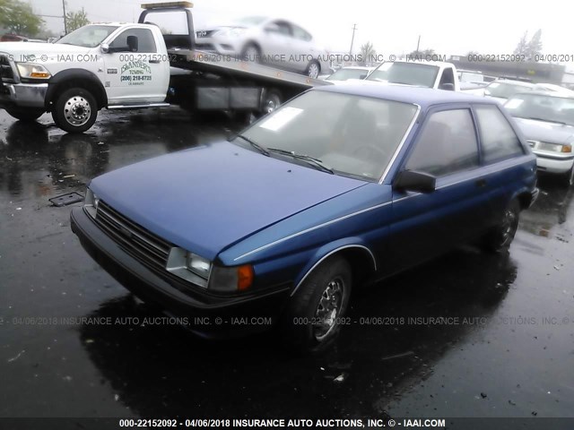 JT2EL36M1L0559093 - 1990 TOYOTA TERCEL EZ BLUE photo 2