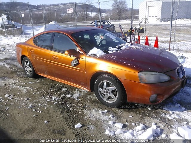 2G2WS522441302485 - 2004 PONTIAC GRAND PRIX GT2 ORANGE photo 1