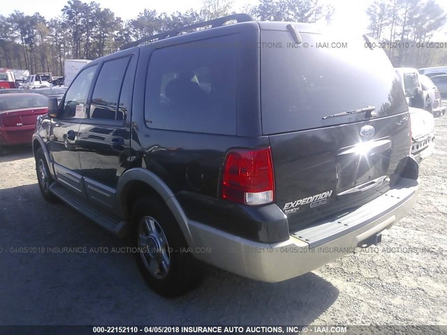 1FMPU175X6LA88147 - 2006 FORD EXPEDITION EDDIE BAUER BLACK photo 3