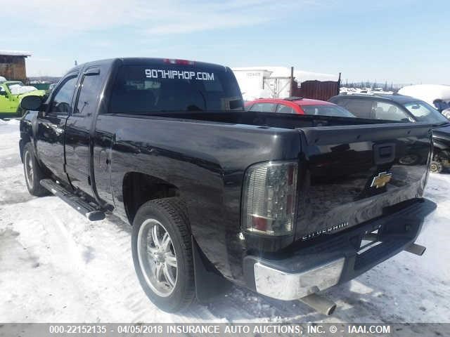 2GCEK19C871713696 - 2007 CHEVROLET SILVERADO K1500 BLACK photo 3