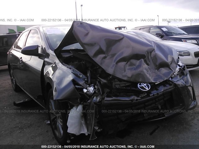 4T1BF1FK0FU966514 - 2015 TOYOTA CAMRY LE/XLE/SE/XSE GRAY photo 6