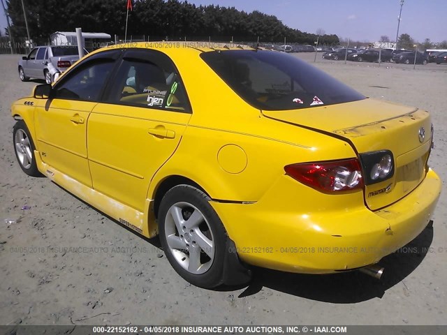 1YVFP80C335M21355 - 2003 MAZDA 6 I YELLOW photo 3