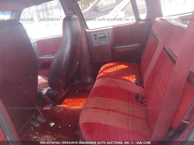 1GNCS13Z0N2169364 - 1992 CHEVROLET BLAZER S10 RED photo 8