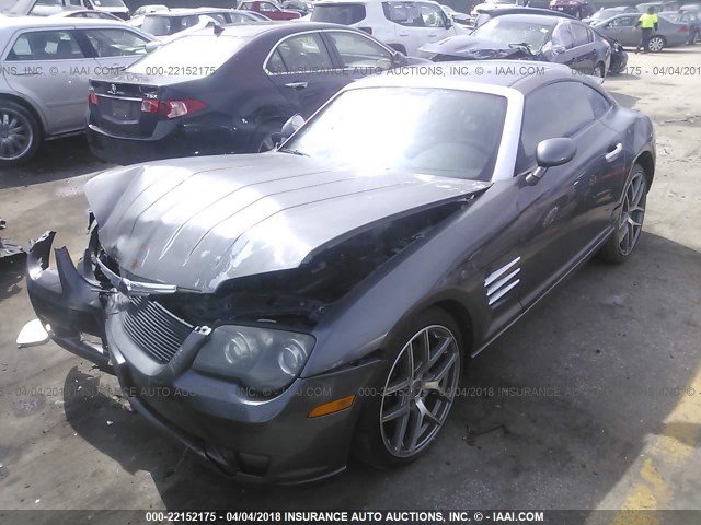 1C3AN69LX4X012633 - 2004 CHRYSLER CROSSFIRE LIMITED GRAY photo 2