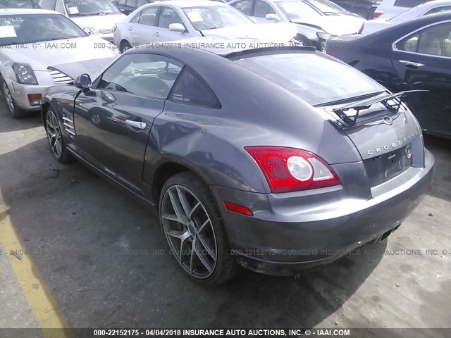 1C3AN69LX4X012633 - 2004 CHRYSLER CROSSFIRE LIMITED GRAY photo 3