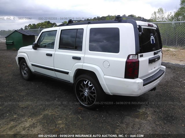 1J8HH48N06C175755 - 2006 JEEP COMMANDER WHITE photo 3