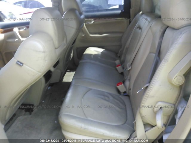 5GZER23708J213891 - 2008 SATURN OUTLOOK XR ნაცრისფერი ფოტო 8