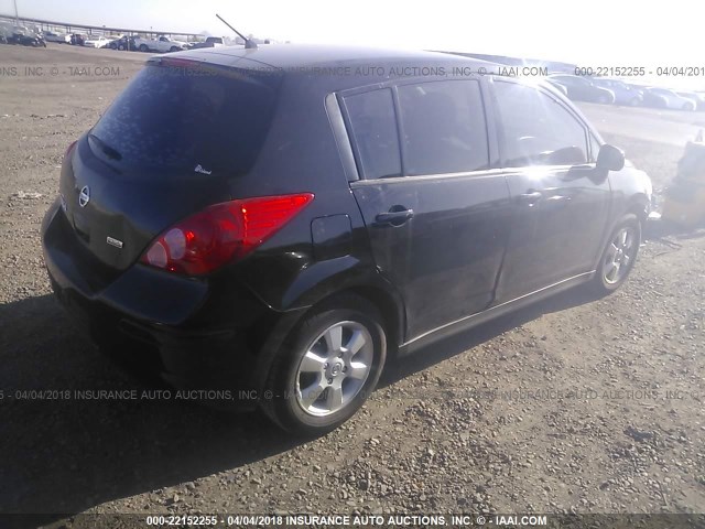 3N1BC1CP2CK202322 - 2012 NISSAN VERSA S/SL BLACK photo 4