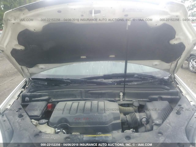 1GKER23767J159940 - 2007 GMC ACADIA SLT-1 WHITE photo 10