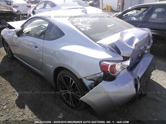 JF1ZNAA13G8709240 - 2016 TOYOTA SCION FR-S SILVER photo 3