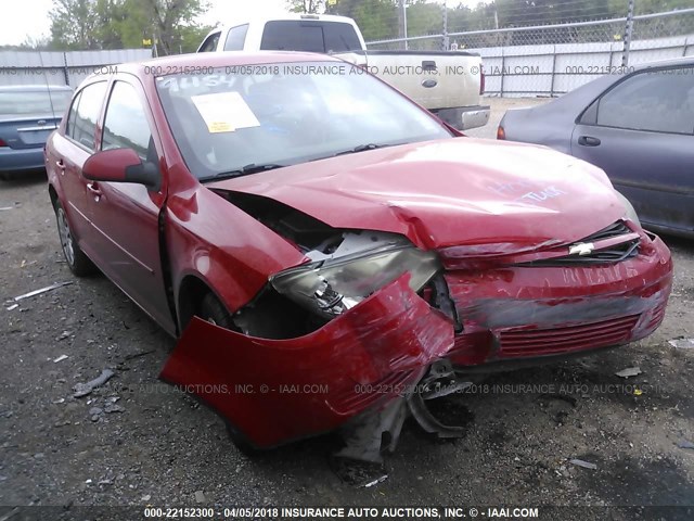 1G1AD5F52A7160214 - 2010 CHEVROLET COBALT 1LT RED photo 1