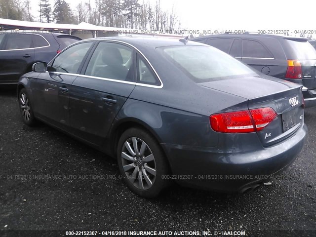 WAUFFAFL6AN037880 - 2010 AUDI A4 PREMIUM PLUS GRAY photo 3