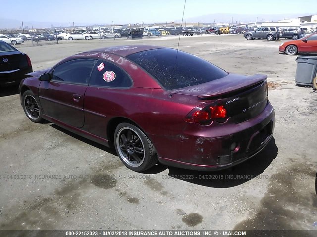 4B3AG42G34E095065 - 2004 DODGE STRATUS SXT BURGUNDY photo 3