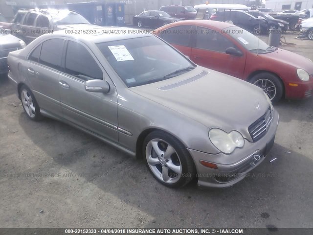 WDBRF52H76F825589 - 2006 MERCEDES-BENZ C GENERATION 2006 230 SILVER photo 1