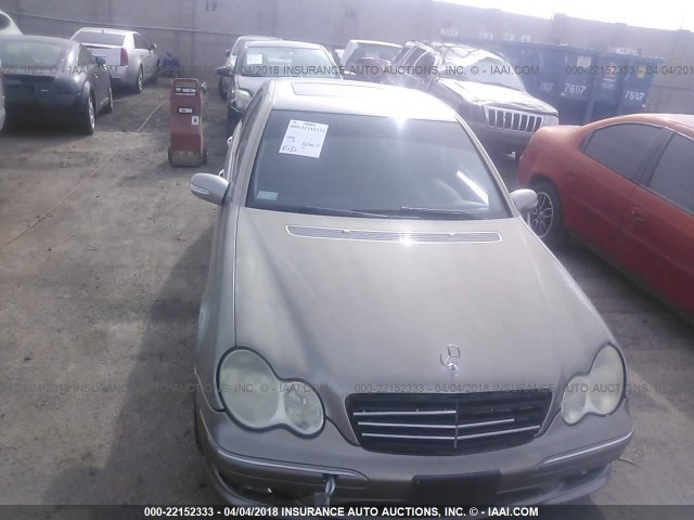 WDBRF52H76F825589 - 2006 MERCEDES-BENZ C GENERATION 2006 230 SILVER photo 6