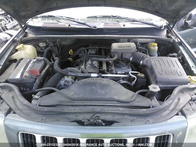 1J4GW48S74C208823 - 2004 JEEP GRAND CHEROKEE LAREDO/COLUMBIA/FREEDOM 绿色 照片 10