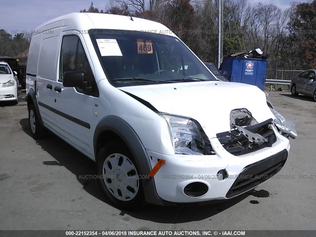 NM0LS7DN0DT130335 - 2013 FORD TRANSIT CONNECT XLT WHITE photo 1