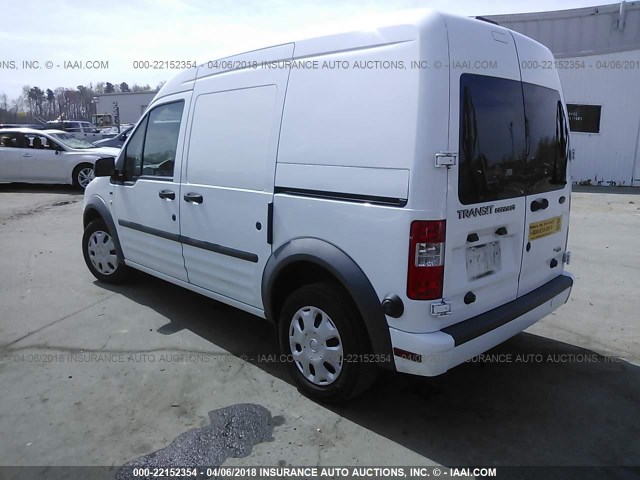 NM0LS7DN0DT130335 - 2013 FORD TRANSIT CONNECT XLT WHITE photo 3