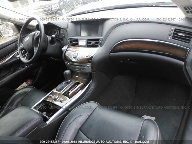 JN1BY1AR5CM394079 - 2012 INFINITI M37 X GRAY photo 5