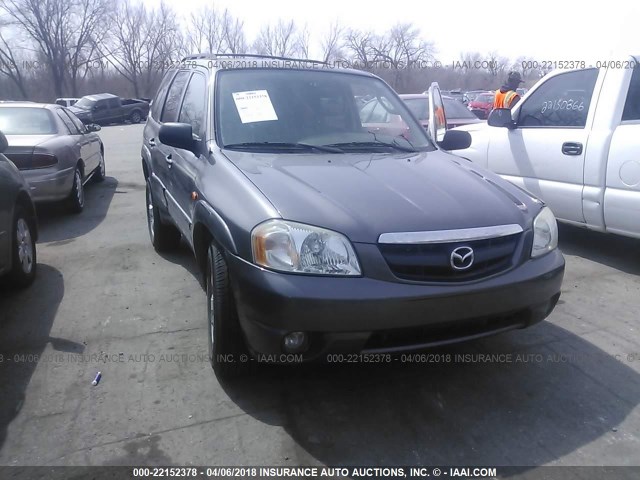 4F2YZ041X4KM02470 - 2004 MAZDA TRIBUTE LX SILVER photo 1