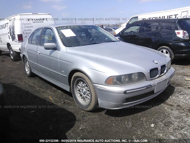 WBADT43412GZ99525 - 2002 BMW 525 I AUTOMATIC SILVER photo 1